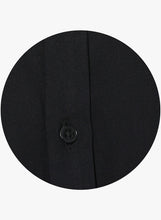 Black Solid Slim Fit Formal Shirt