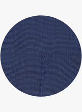 Navy Blue Textured Slim Fit Formal Shirt