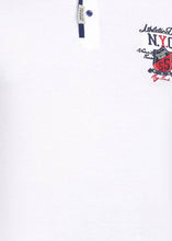 Maniac Solid Men's Polo Neck White T-Shirt